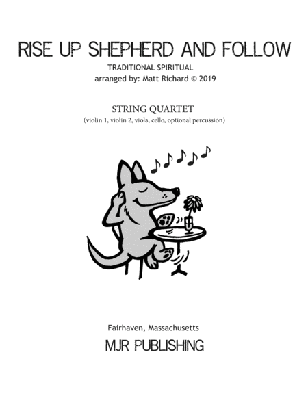 Rise Up Shepherd and Follow (String Quartet) image number null