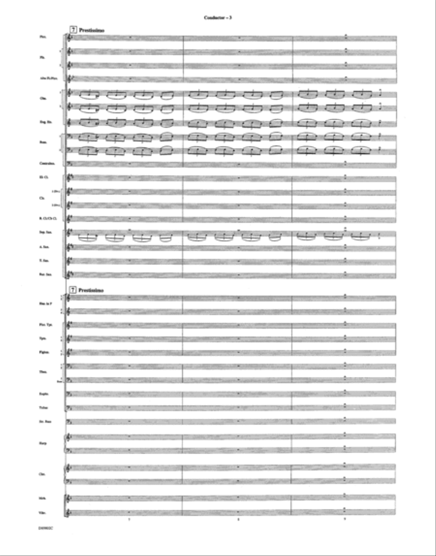 Toccata and Fugue in D Minor, BWV 565 Concert Band scores gallery preview page 5