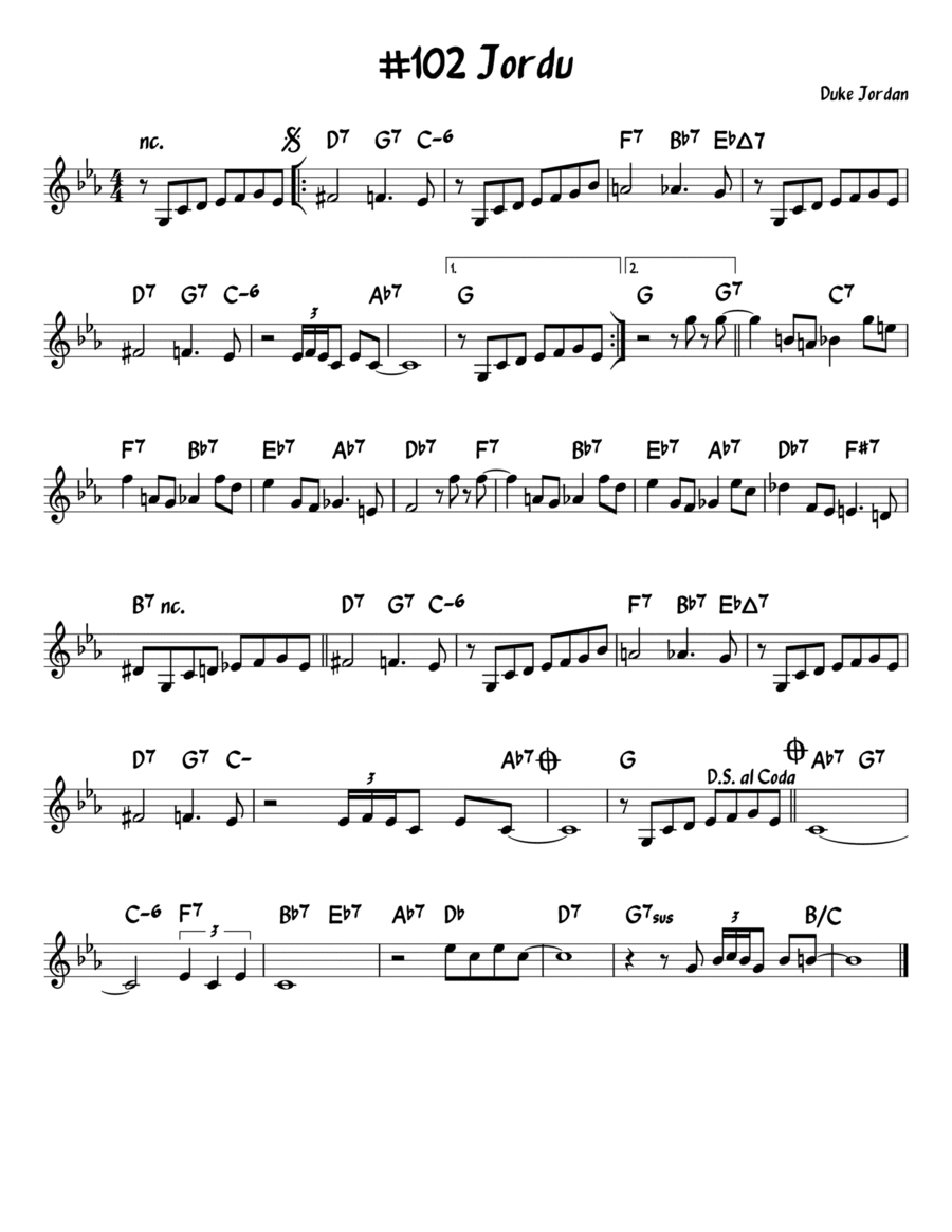 Jordu Piano scores gallery preview page 1