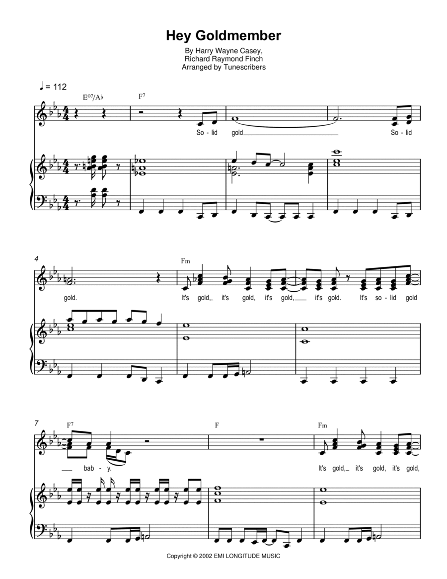 Hey Goldmember Voice scores gallery preview page 1