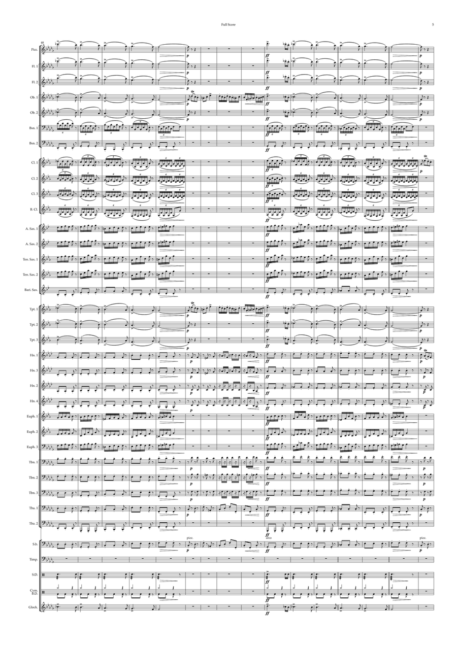 Hungarian Dance No.15 Hungarian Dance No.15 Concert Band scores gallery preview page 5