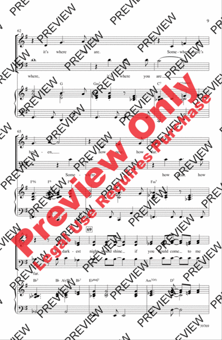 How High the Moon 3-Part scores gallery preview page 9