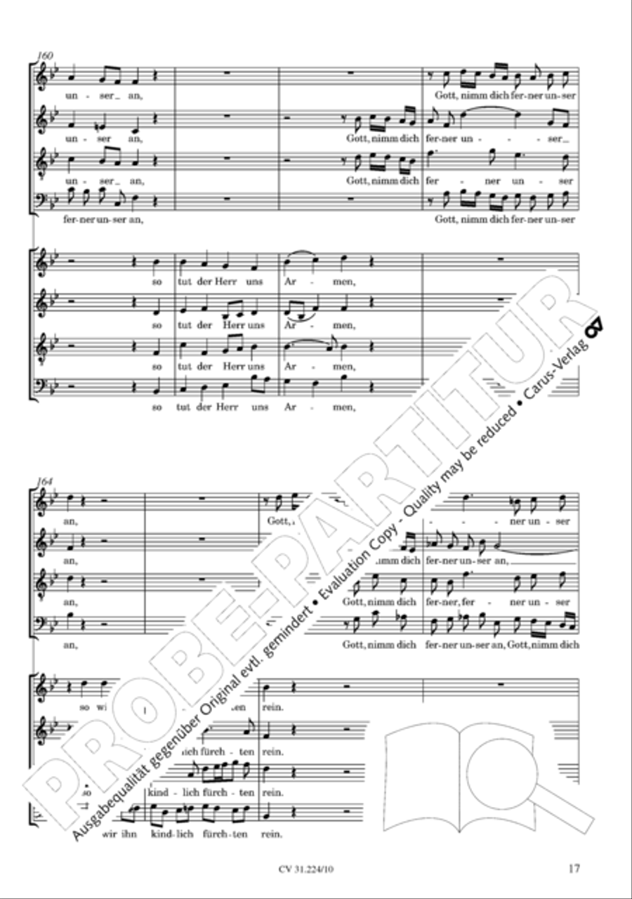 The complete motets (without Bc) Choir scores gallery preview page 24