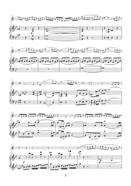 Concerto in A major K622 (in Bb) by Wolfgang Amadeus Mozart for clarinet and piano