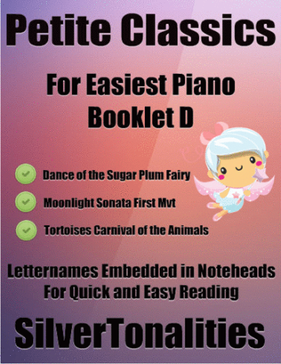 Book cover for Petite Classics for Easiest Piano Booklet D
