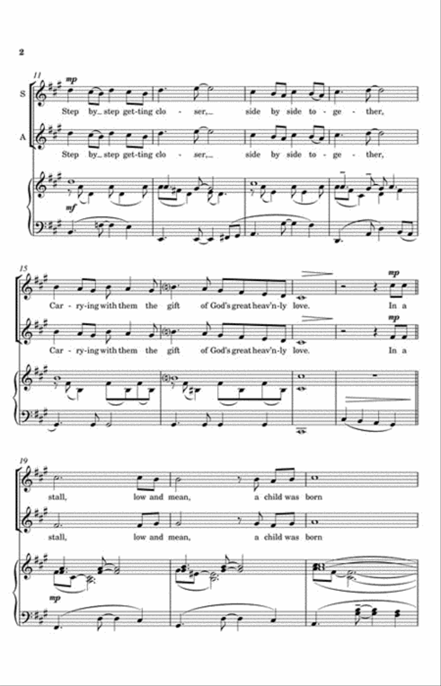 The Road to Bethlehem The Road to Bethlehem Divisi scores gallery preview page 3