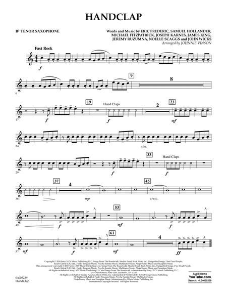 HandClap - Bb Tenor Saxophone