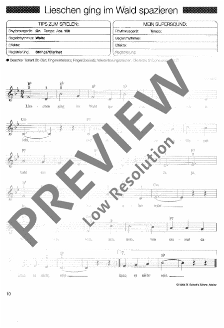 Küchenlieder Piano scores gallery preview page 11