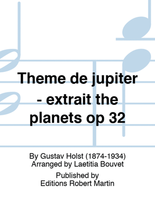 Book cover for Theme de jupiter - extrait the planets op 32