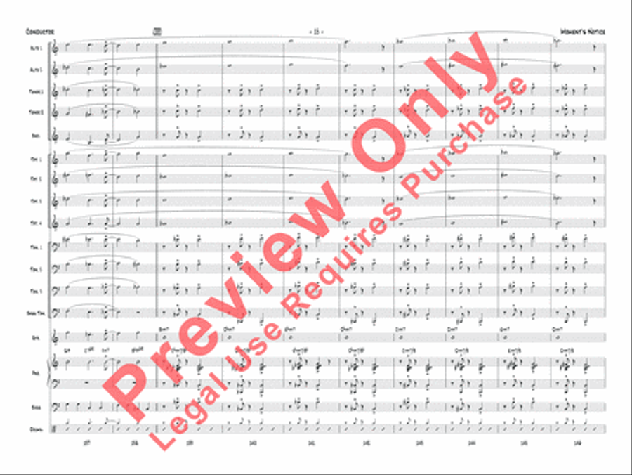 Moment's Notice Jazz Ensemble scores gallery preview page 18
