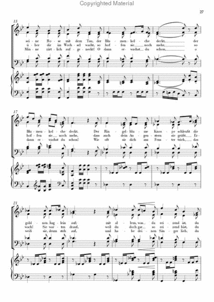 Schubert-Lieder - ClassiChor I , Neun Lieder von Franz Schubert
