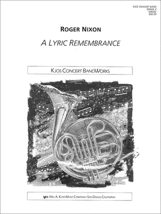 A Lyric Remembrance -Score