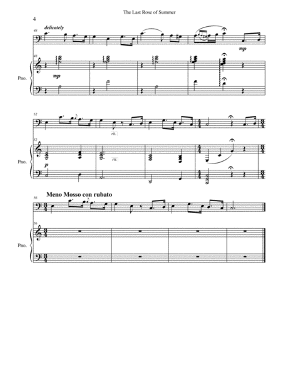 Art Songs for Young Folks, Vol. 1 Trombone scores gallery preview page 4