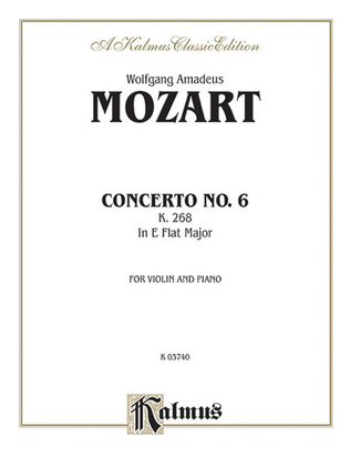 Book cover for Violin Concerto No. 6, K. 268