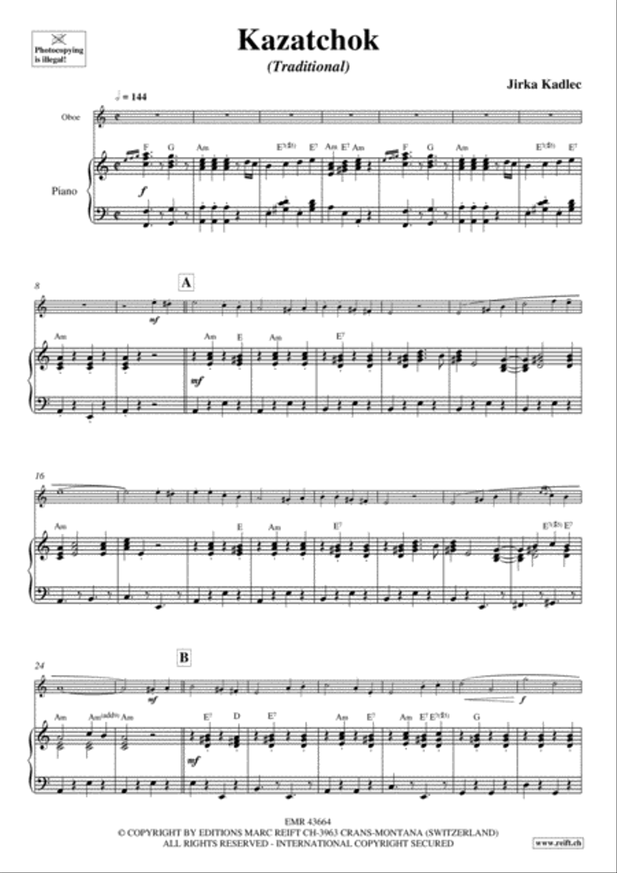 Kazatchok Kazatchok Piano Accompaniment scores gallery preview page 4