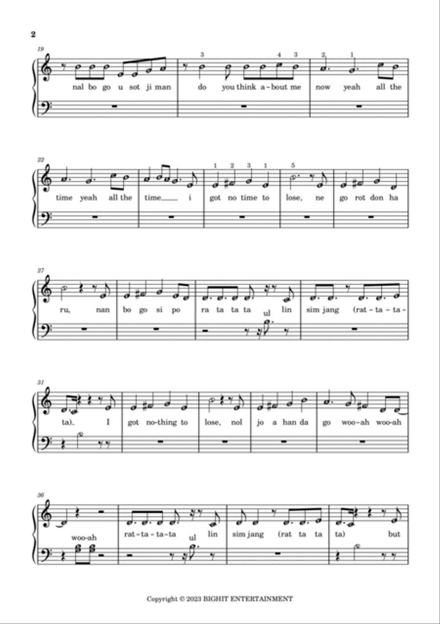 Ditto Easy Piano scores gallery preview page 2