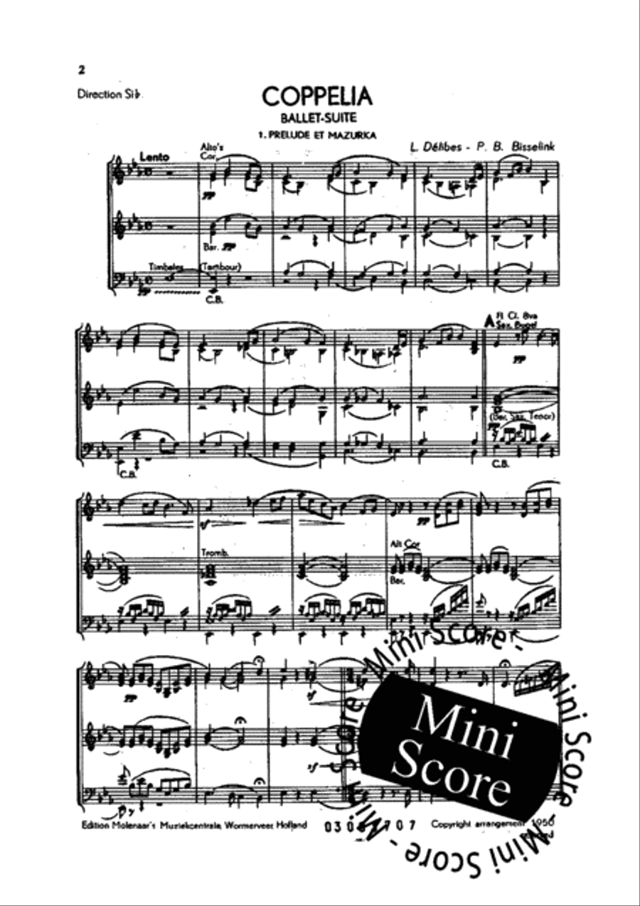 Coppelia Suite Concert Band scores gallery preview page 5