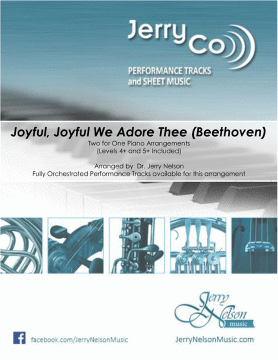 Joyful Joyful We Adore Thee (2 for 1 PIANO Arrangements) - Jazz image number null