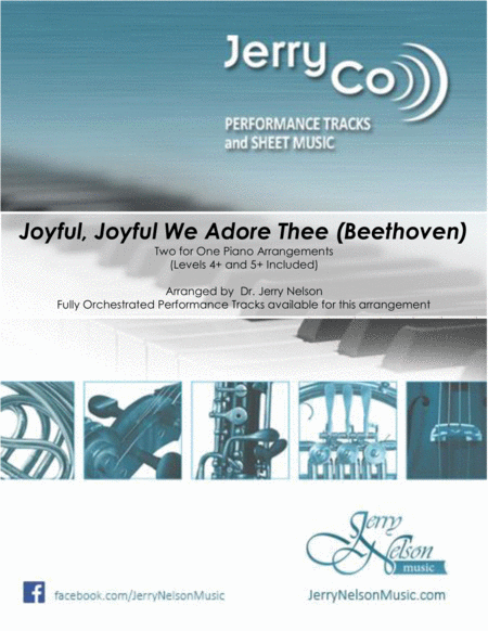 Joyful Joyful We Adore Thee (2 for 1 PIANO Arrangements) - Jazz image number null