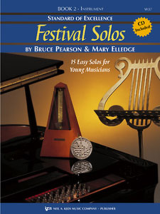 Book cover for Standard of Excellence: Festival Solos Book 2 - Baritone B.C.