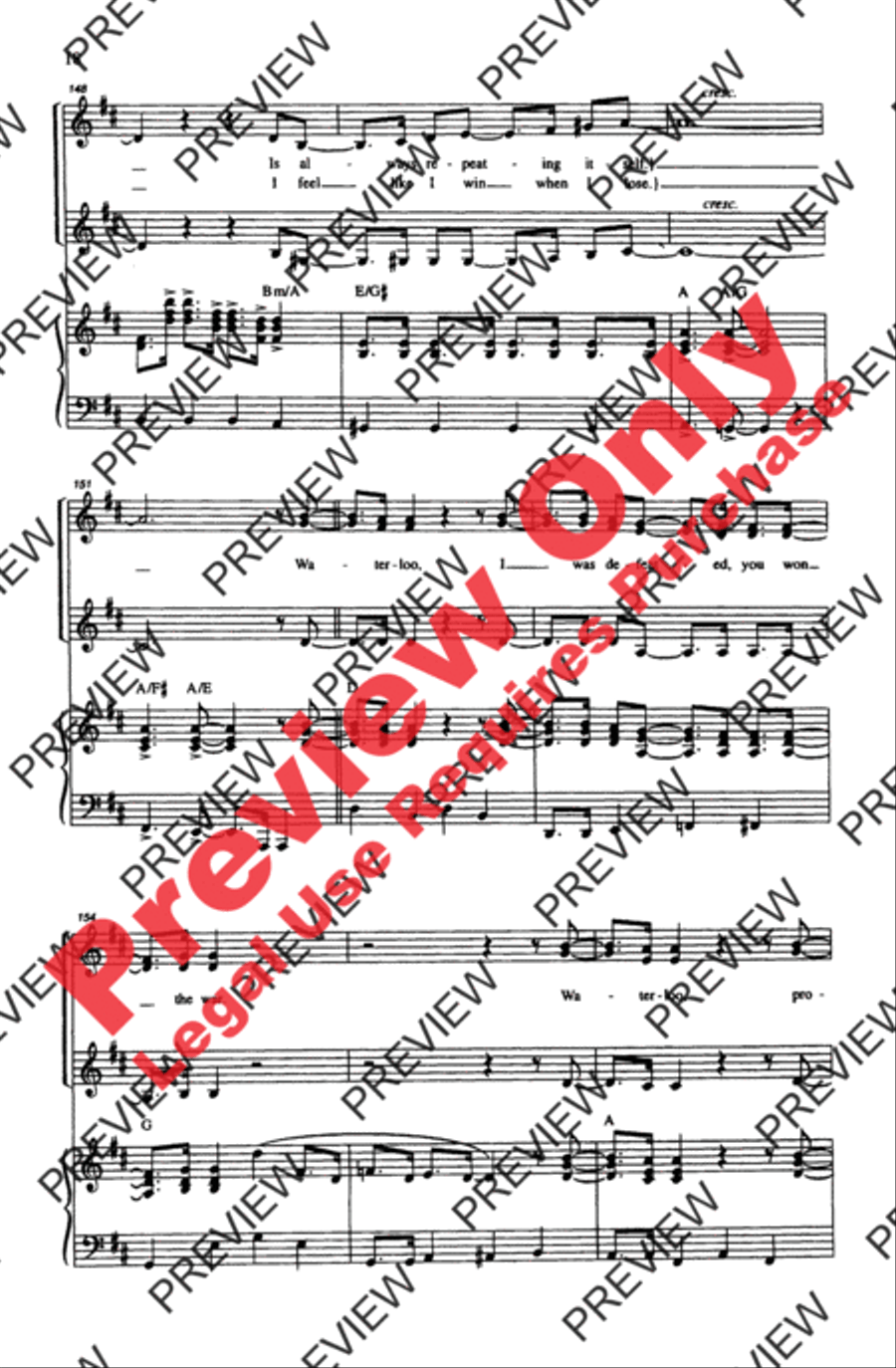 ABBA Forever! ABBA Forever! Women's Choir scores gallery preview page 18