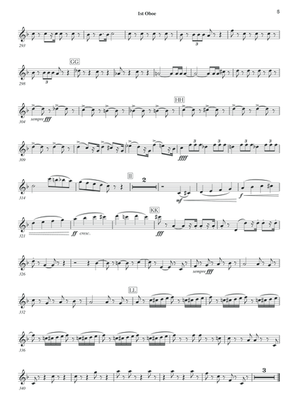 Symphony No.6 Pathetique Movement III [Parts] 1st, 2nd Oboe