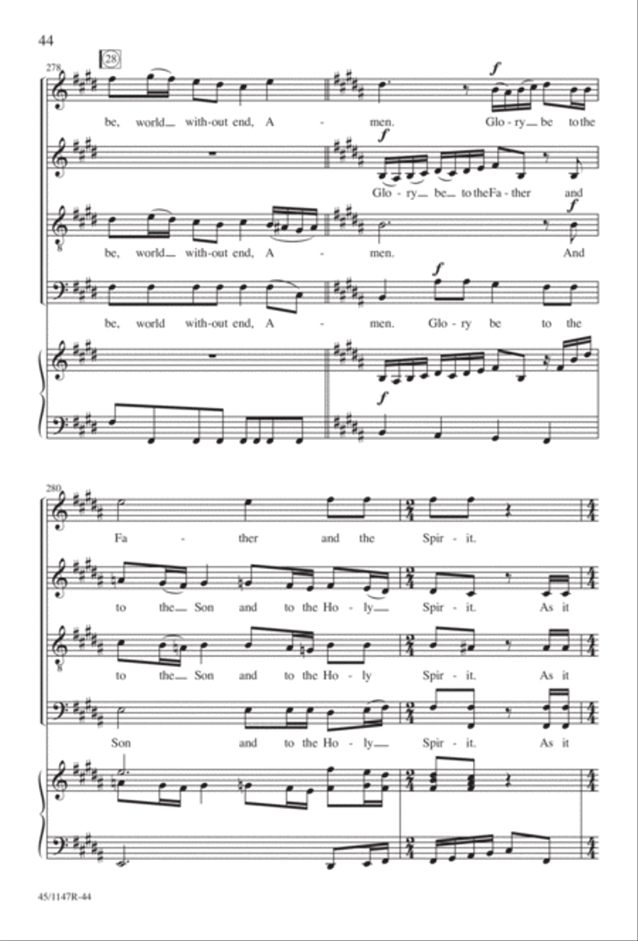 Magnificat Magnificat Divisi scores gallery preview page 45