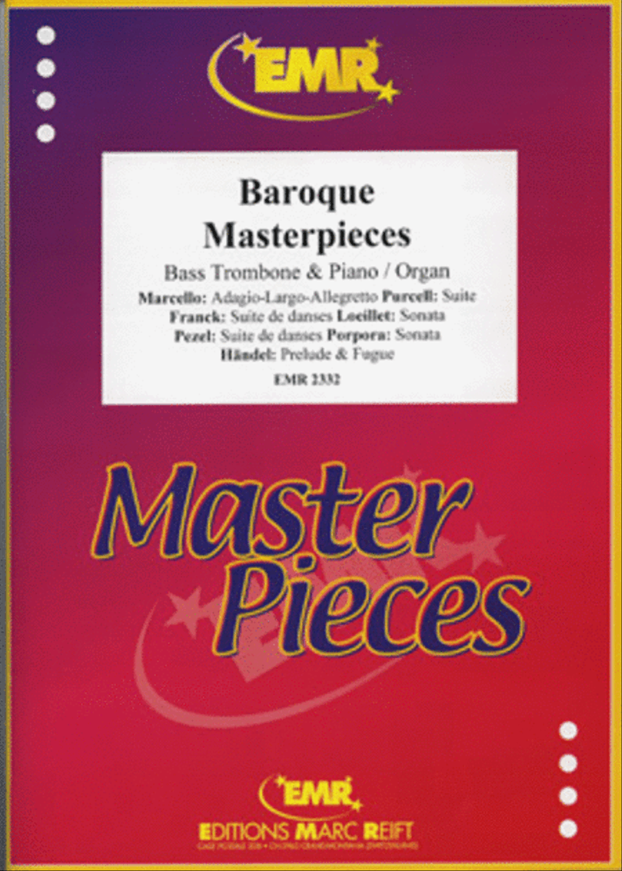 Baroque Masterpieces Trombone scores gallery preview page 1