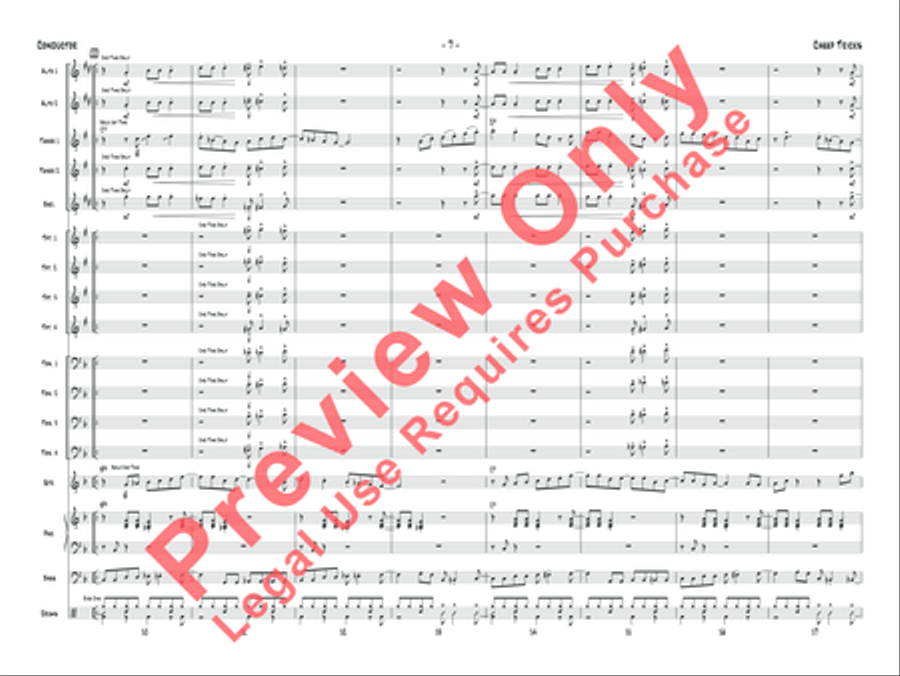 Cheep Tricks Cheep Tricks Jazz Ensemble scores gallery preview page 24
