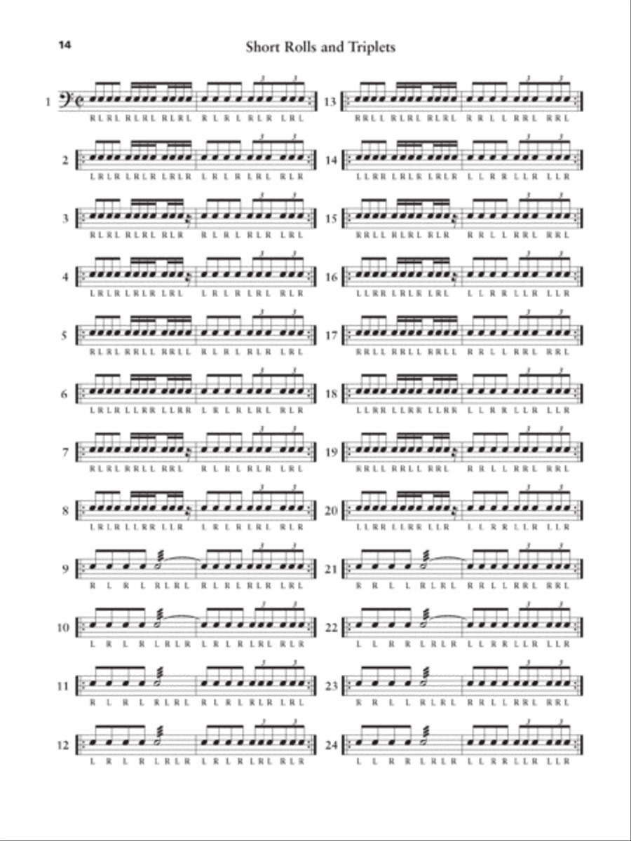 Stick Control Snare Drum scores gallery preview page 4