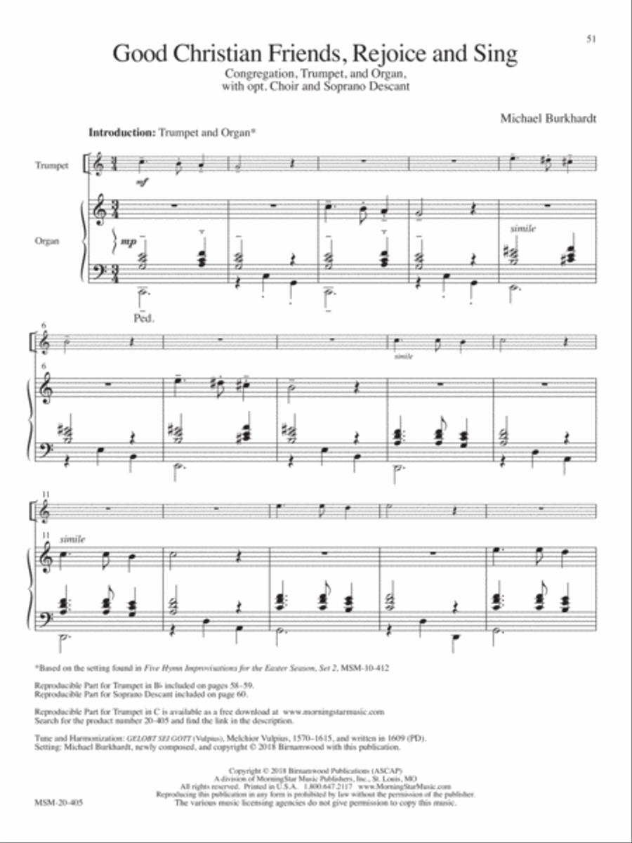Good Christian Friends, Rejoice and Sing Choir scores gallery preview page 1