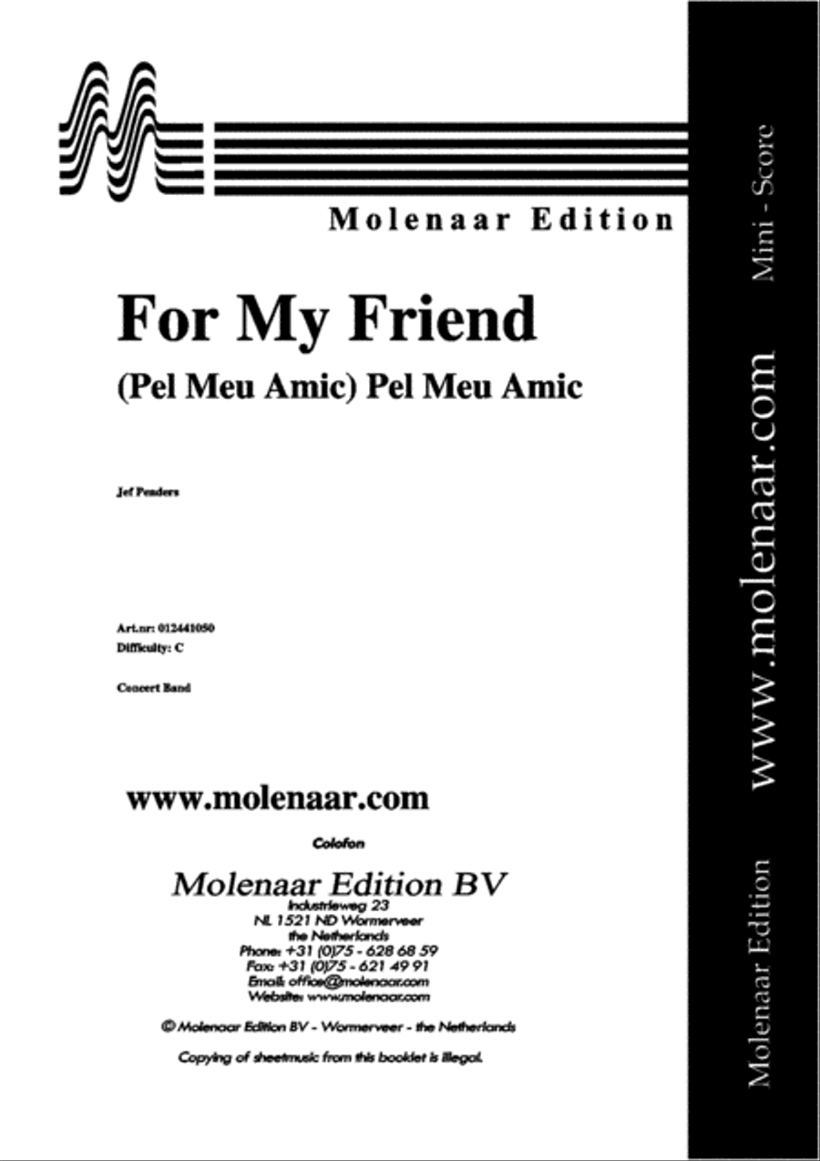 For My Friend Concert Band scores gallery preview page 2