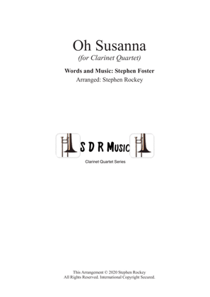 Oh Susanna for Clarinet Quartet