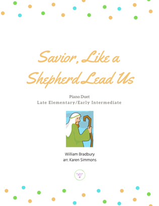 Book cover for Savior Like a Shepherd Lead Us Piano Duet 4 Hands