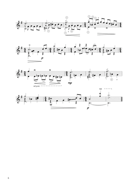Suite for solo guitar "My Broken Spring" image number null