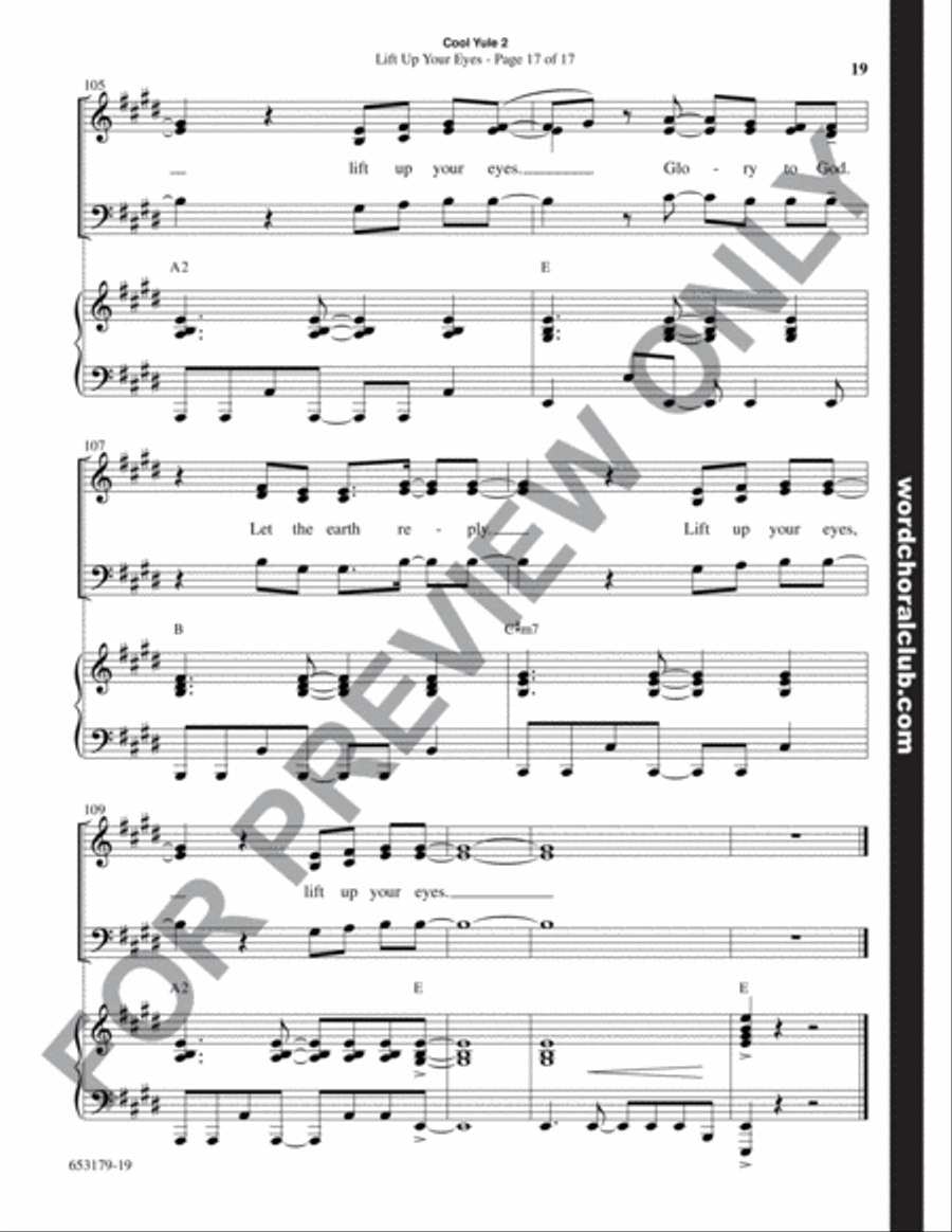 Cool Yule 2 - Choral Book 3-Part scores gallery preview page 20