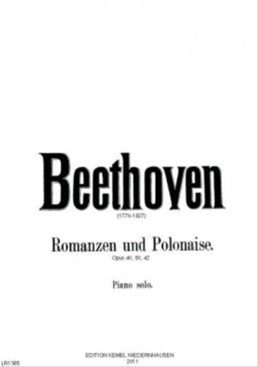 Romanzen und Polonaise Romanzen und Polonaise Piano Solo scores gallery preview page 1