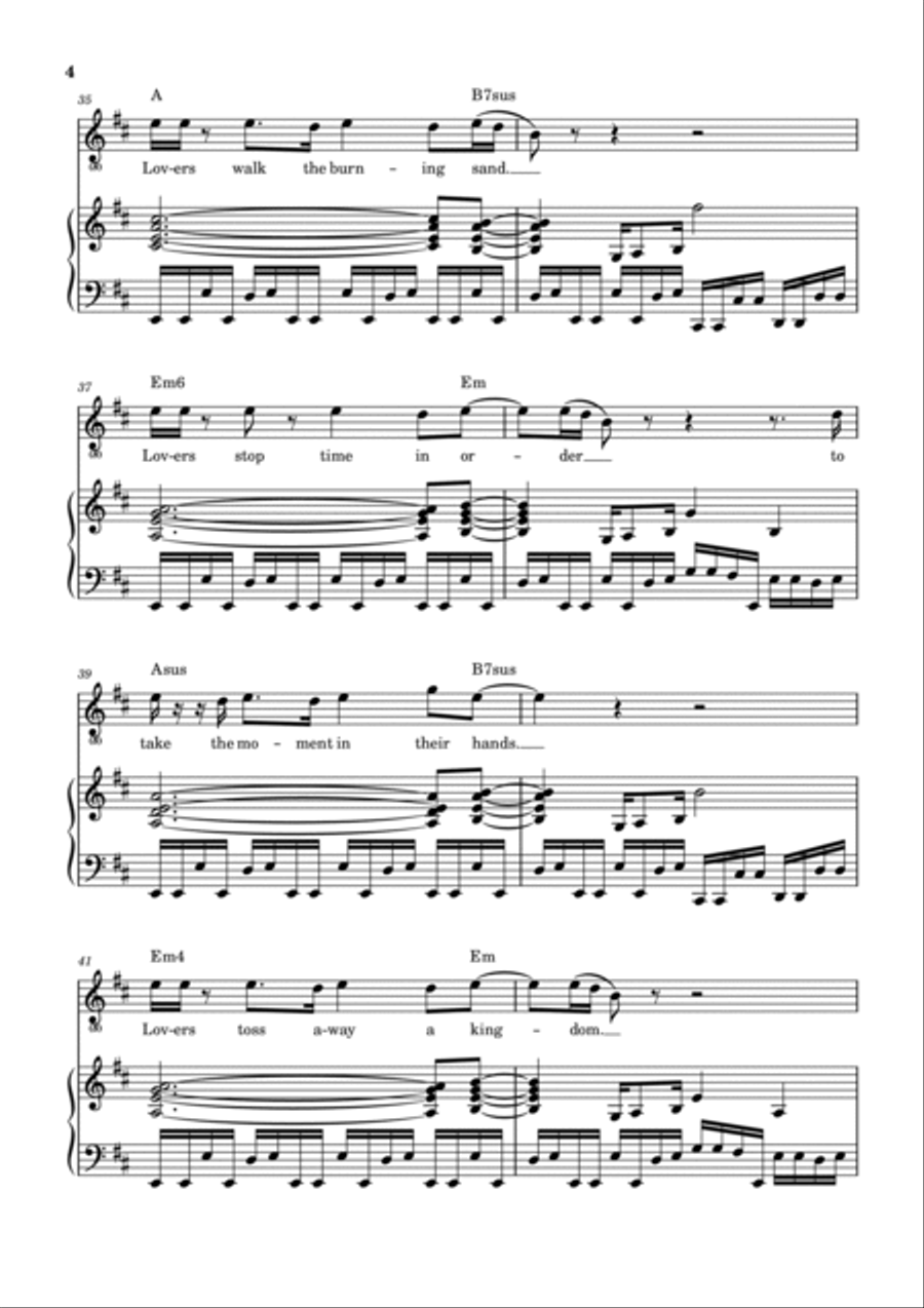 Raging Waters Piano, Vocal, Guitar scores gallery preview page 5