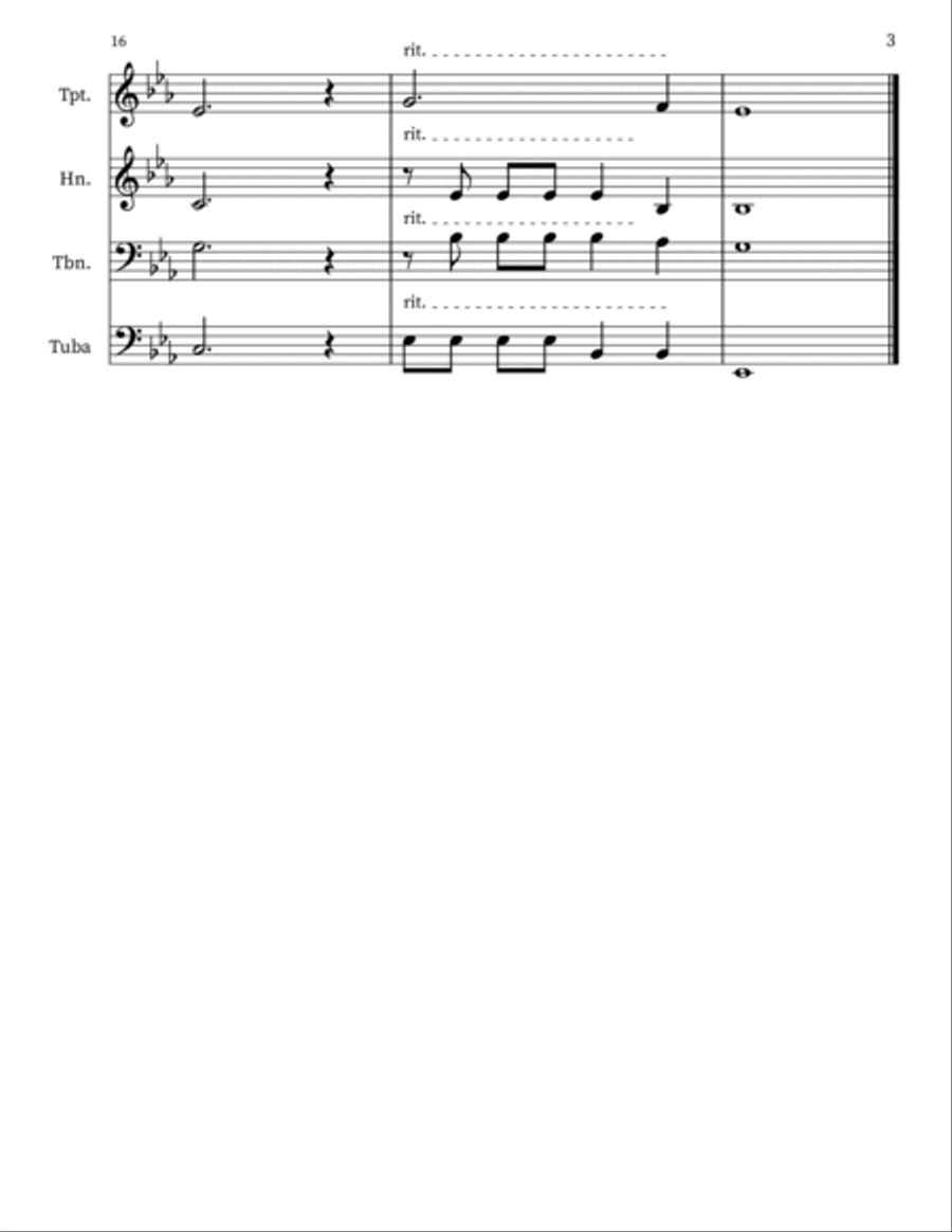 I'll Be a Friend to Jesus Small Ensemble scores gallery preview page 3