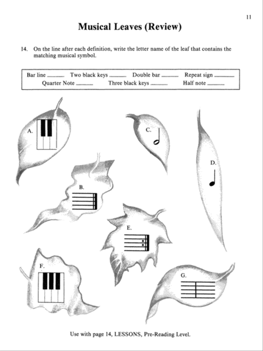 David Carr Glover Method for Piano Theory Piano Method scores gallery preview page 4