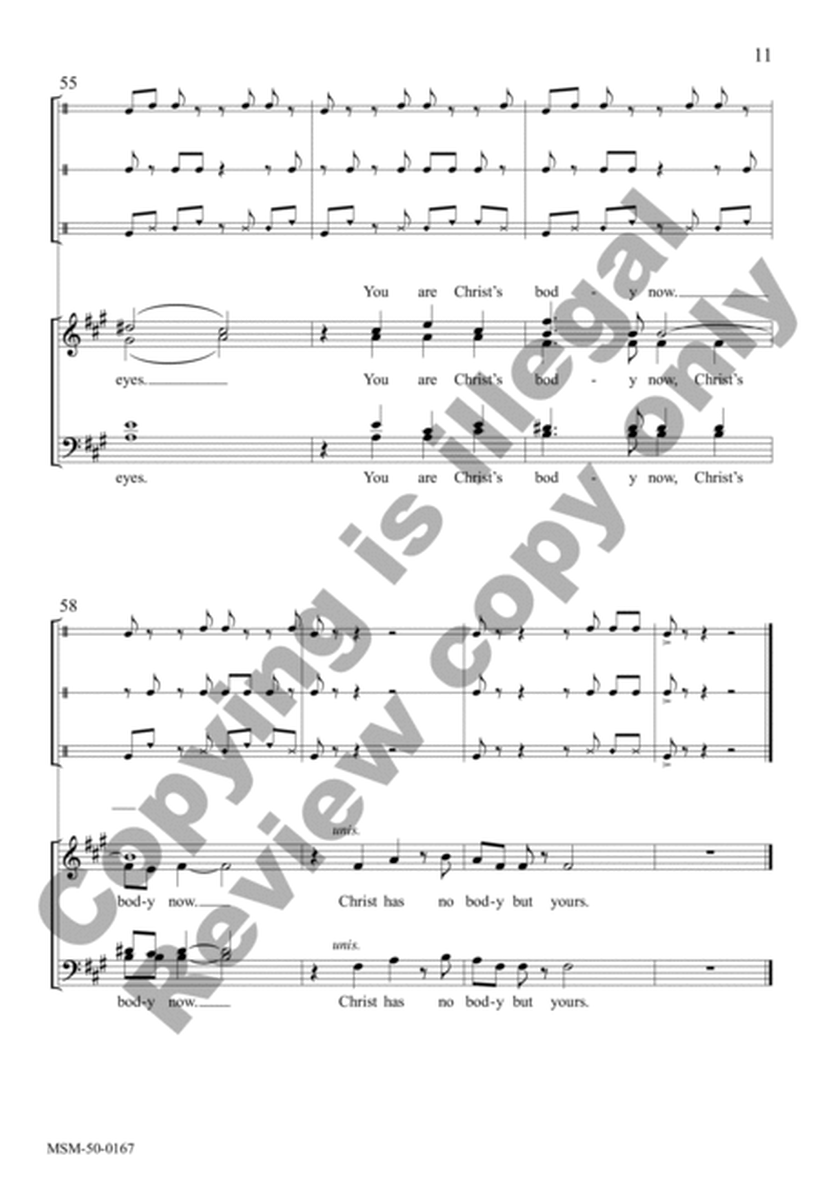 Yours Are the Hands (Choral Score) image number null