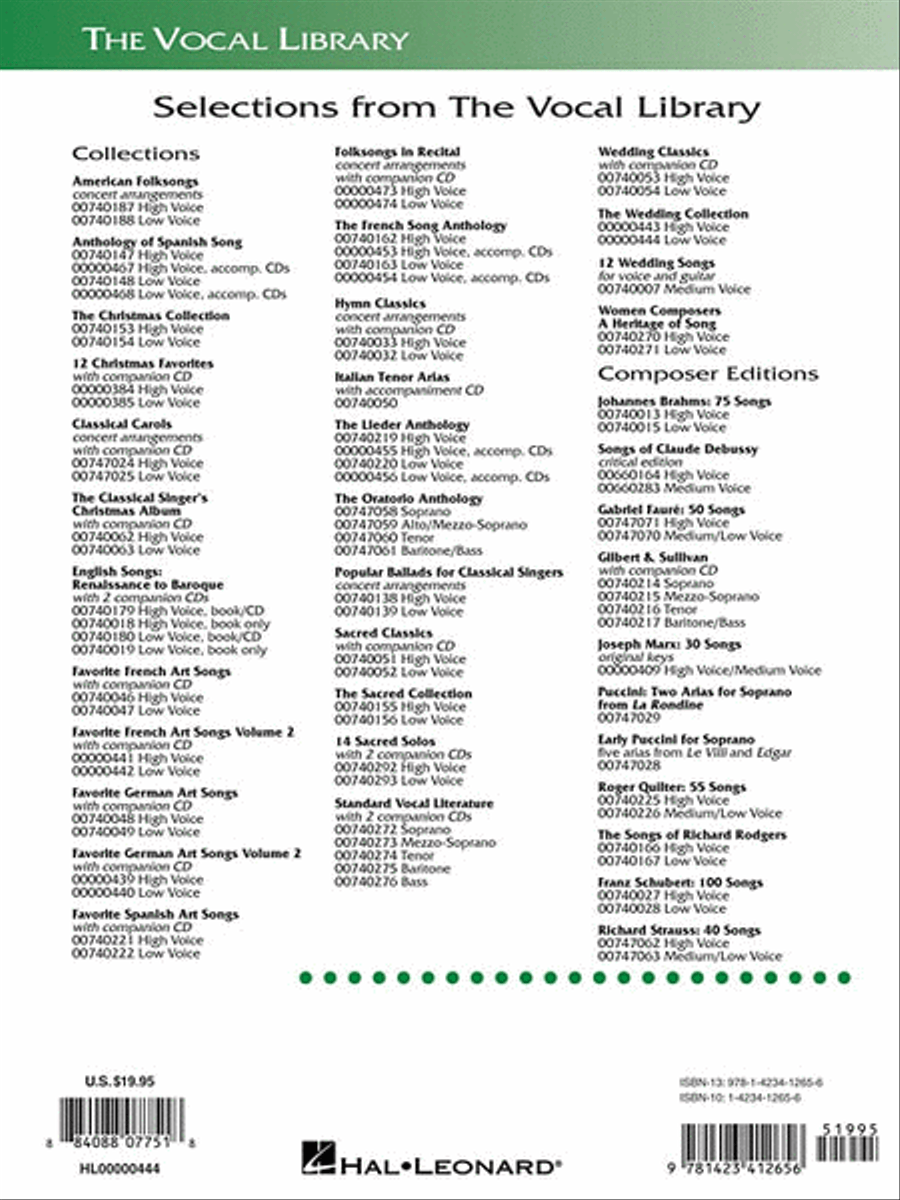 The Wedding Collection Voice scores gallery preview page 2