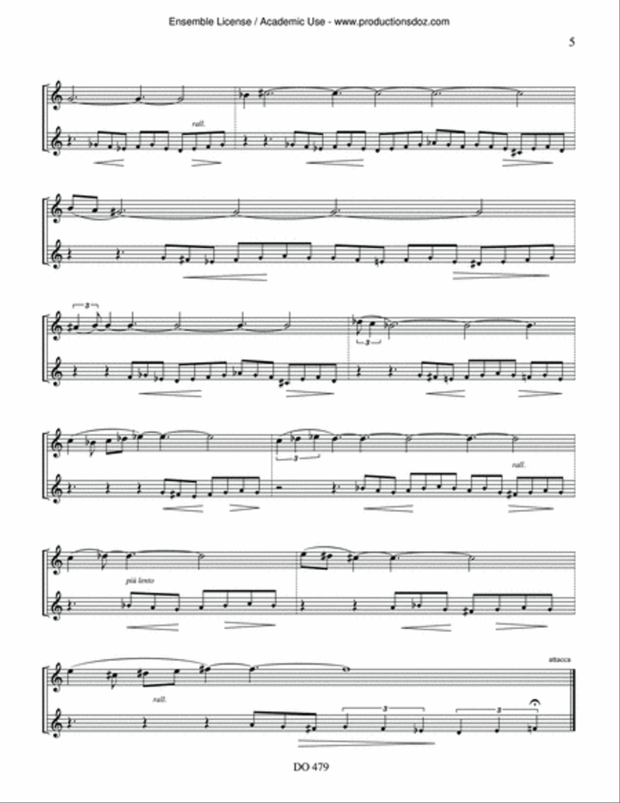 Labyrinthes (fl. / guit.) Flute scores gallery preview page 5