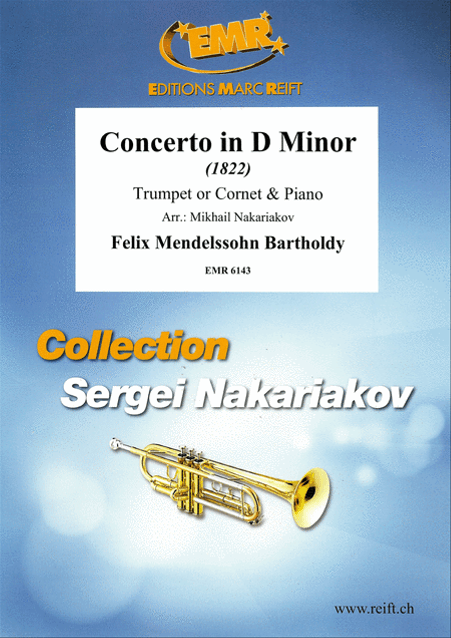 Concerto in D Minor Cornet scores gallery preview page 1