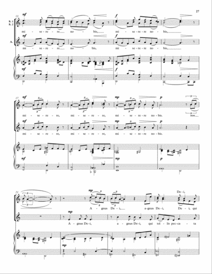 Nidaros Jazz Mass SSAA scores gallery preview page 13