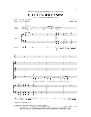 Book cover for O Clap Your Hands!