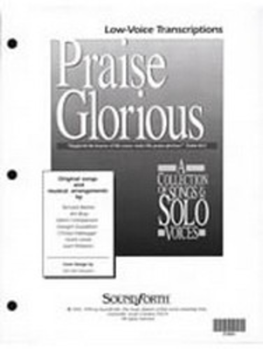 Praise Glorious, Vol. 1 - Low Voice