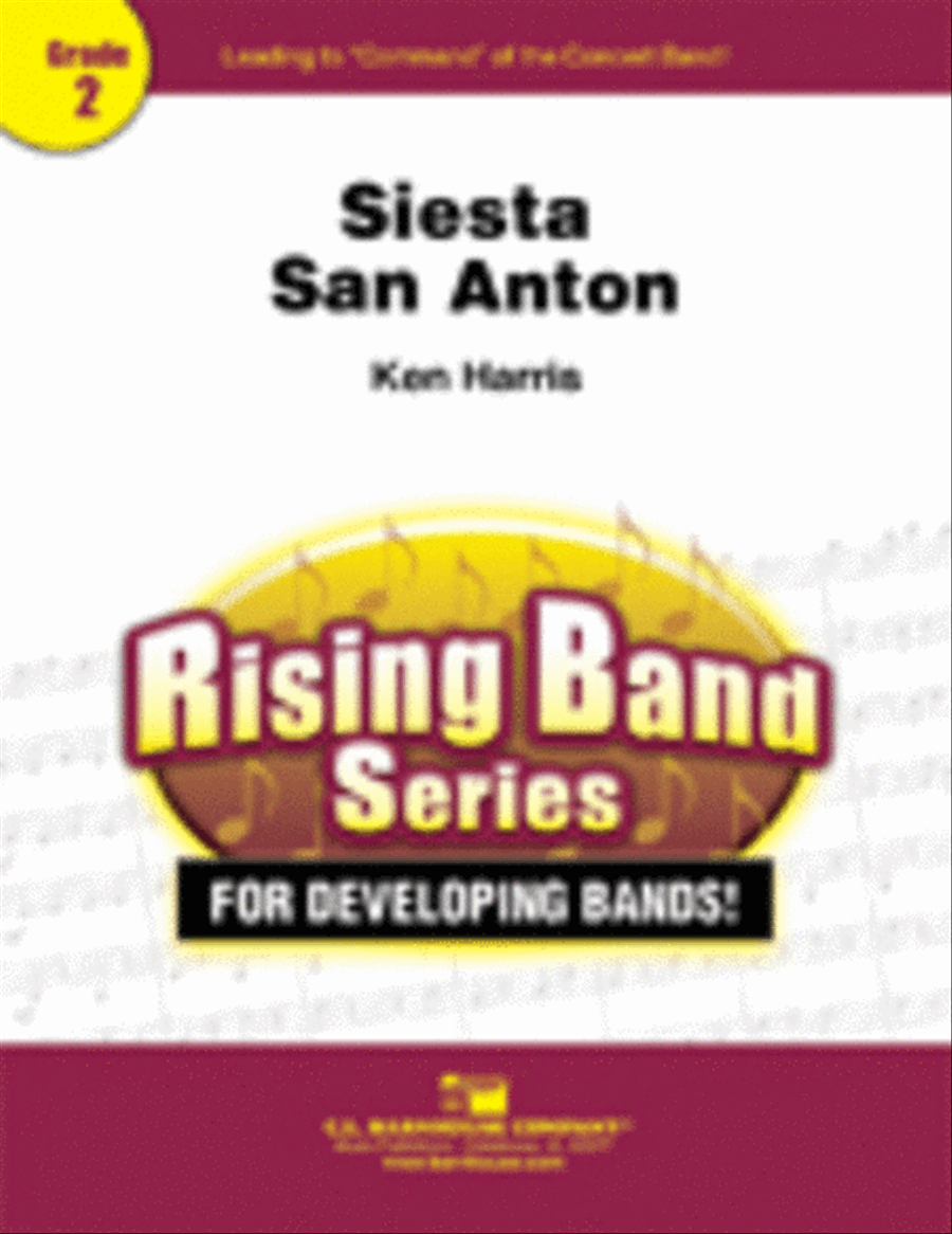 Siesta San Anton Concert Band scores gallery preview page 1