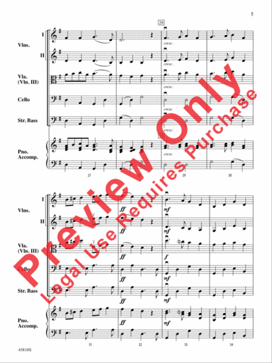 A Very Viola Christmas String Orchestra scores gallery preview page 6