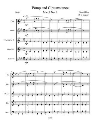 Pomp and Circumstance (Woodwind Quintet)